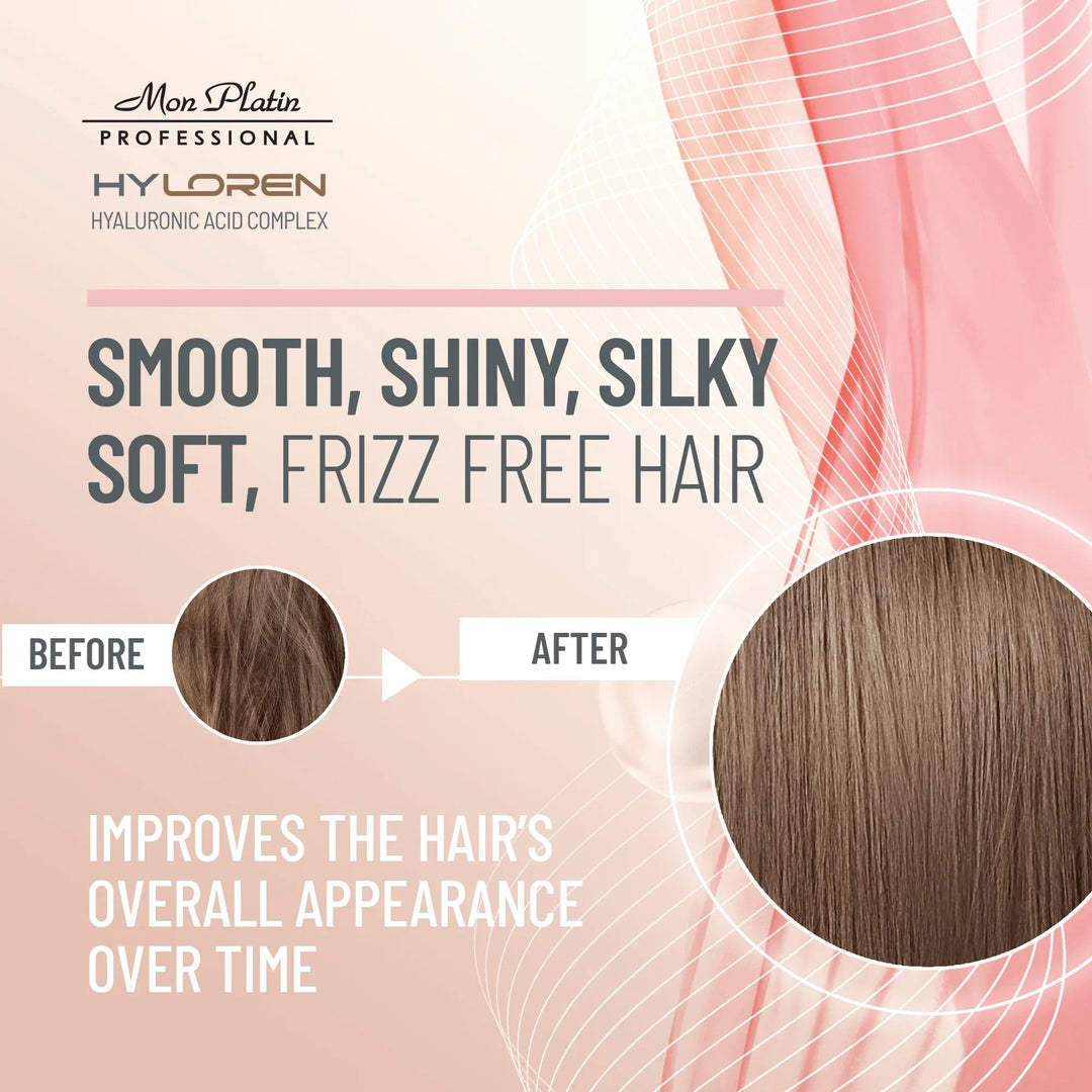 Mon Platin Hyloren Smoother Hair Shampoo - before and after