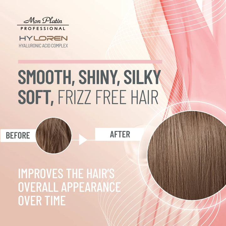 Mon Platin Hyloren Smoother Hair Shampoo - before and after