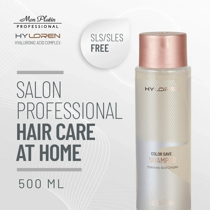 Mon Platin Hyloren Color Save Shampoo - SLS/SLES-free 500 ml formula