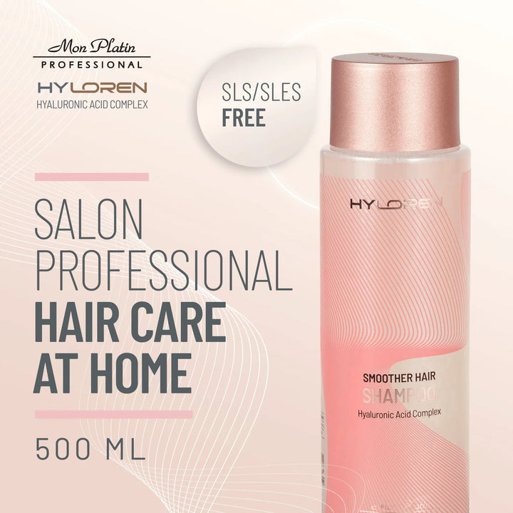 Mon Platin Hyloren Smoother Hair Shampoo - SLS/SLES-free 500 ml formula