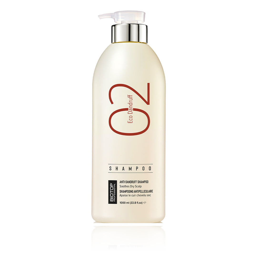 Biotop 02 Eco Dandruff Shampoo 33.8 oz (1000 ml)