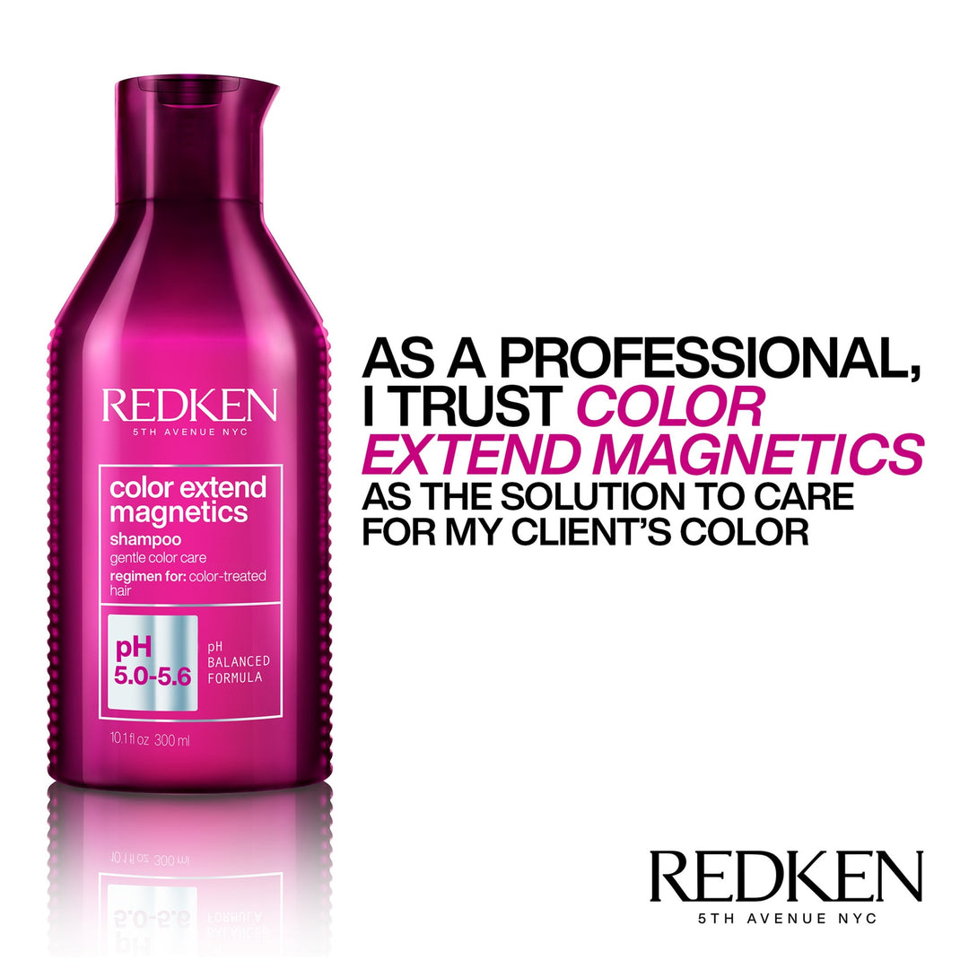 Redken Color Extend Magnetics Shampoo - stylist endorsement graphic