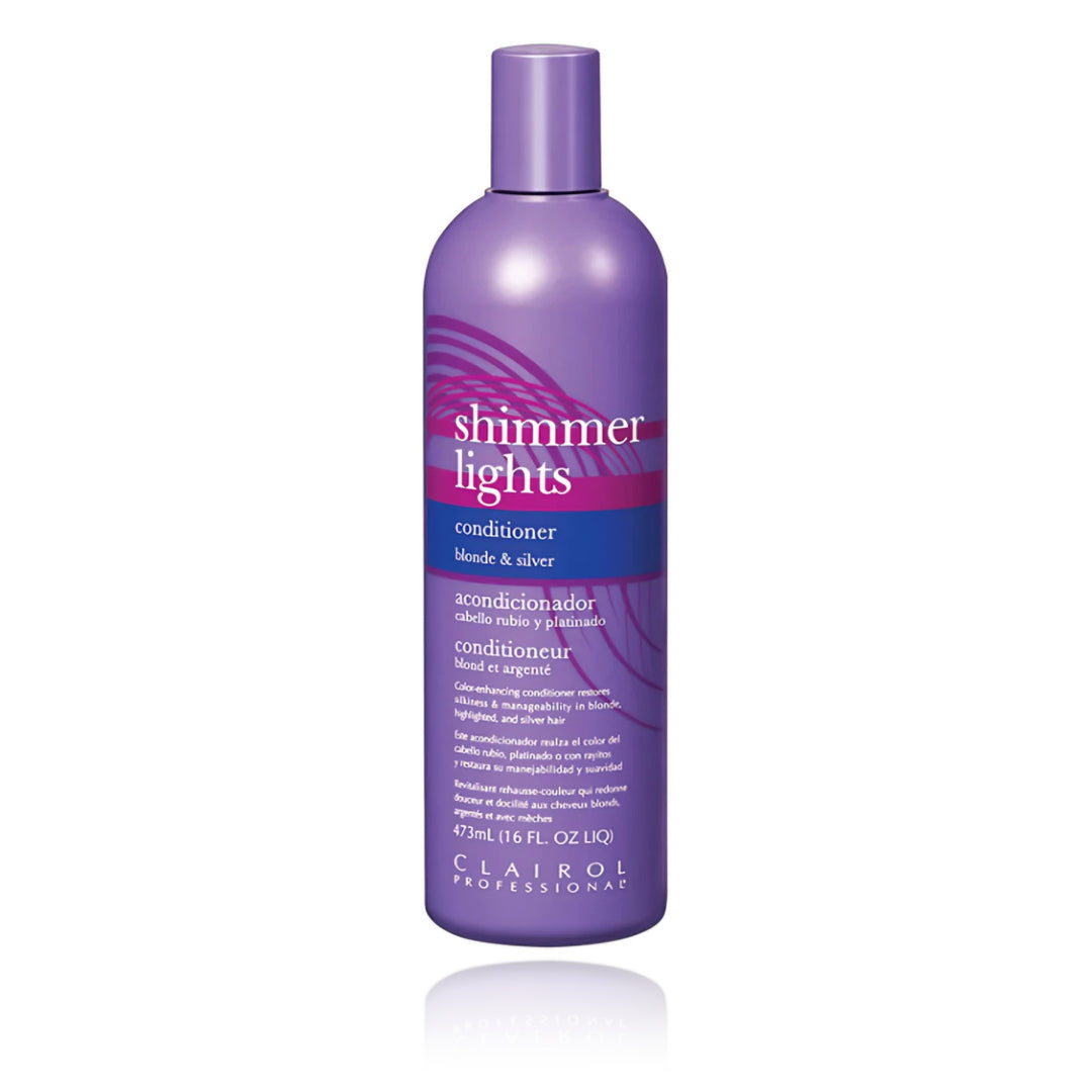 Clairol Shimmer Lights Blonde & Silver Conditioner 16 oz (473 ml)