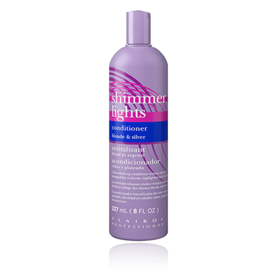 Clairol Shimmer Lights Blonde & Silver Conditioner 8 oz (237 ml)