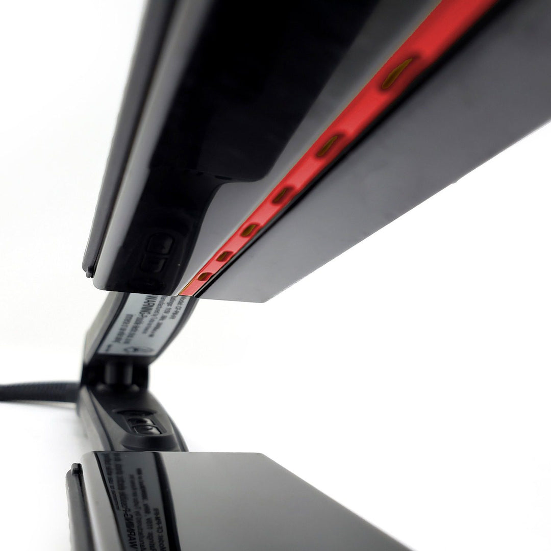 CROC Premium Infrared Black Titanium Flat Iron - infrared light inside the plates