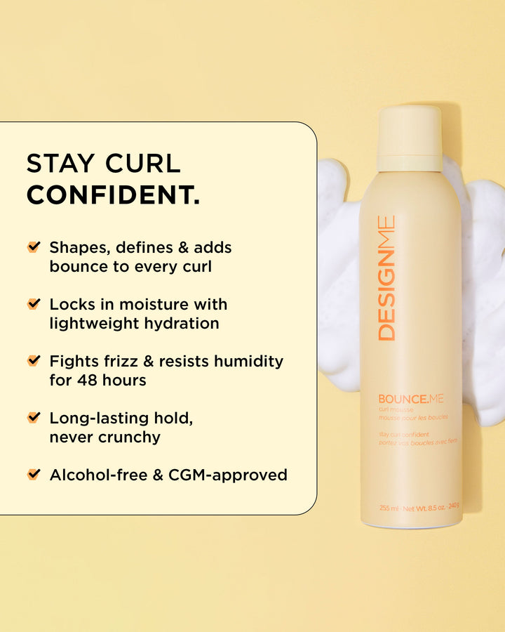 DESIGNME BOUNCE.ME Curl Mousse - key benefits