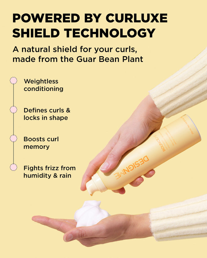 DESIGNME BOUNCE.ME Curl Mousse - Curluxe Shield Technology