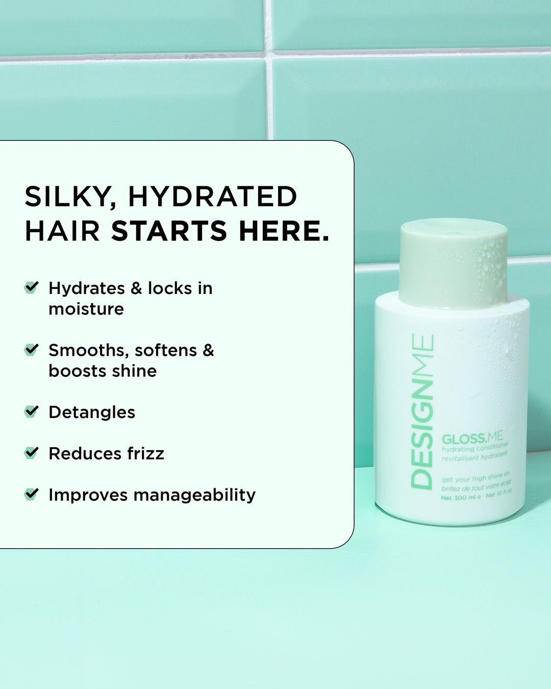 DESIGNME GLOSS.ME Hydrating Conditioner - benefits