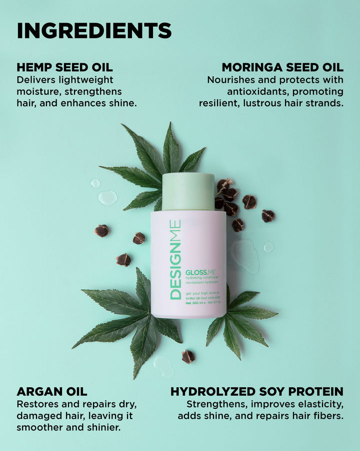 DESIGNME GLOSS.ME Hydrating Conditioner - key ingredients