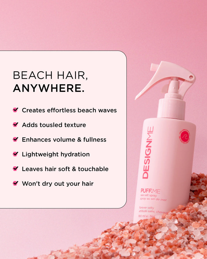DESIGNME PUFF.ME Sea Salt Spray - key benefits