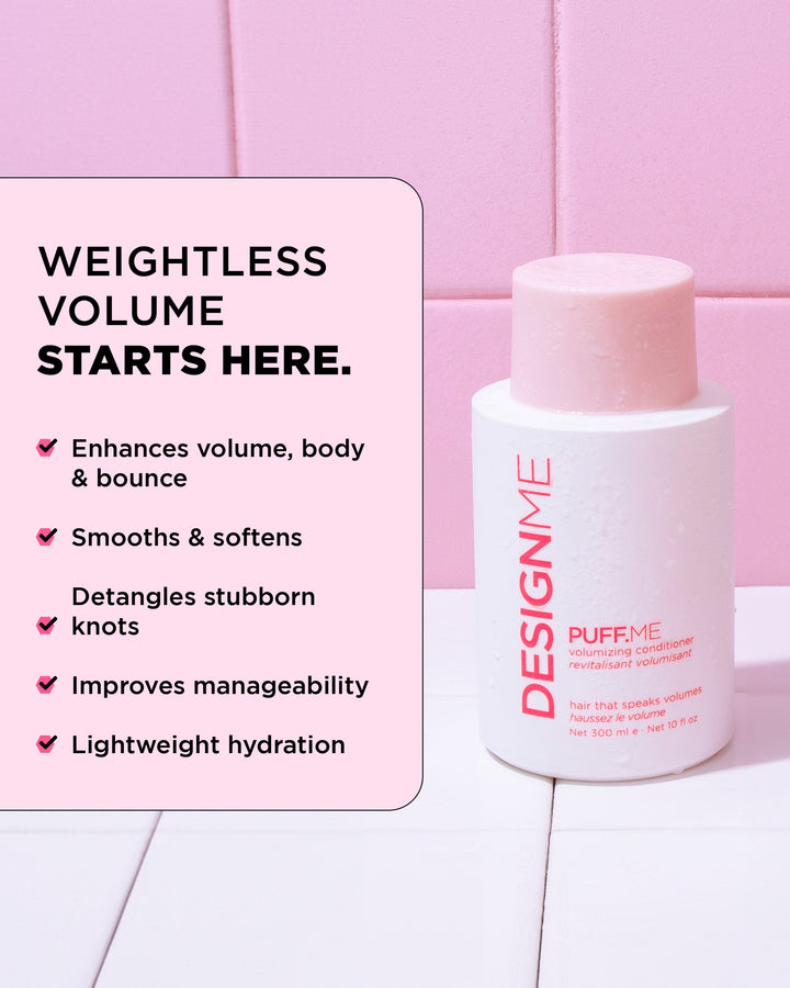 DESIGNME PUFF.ME Volumizing Conditioner - key benefits