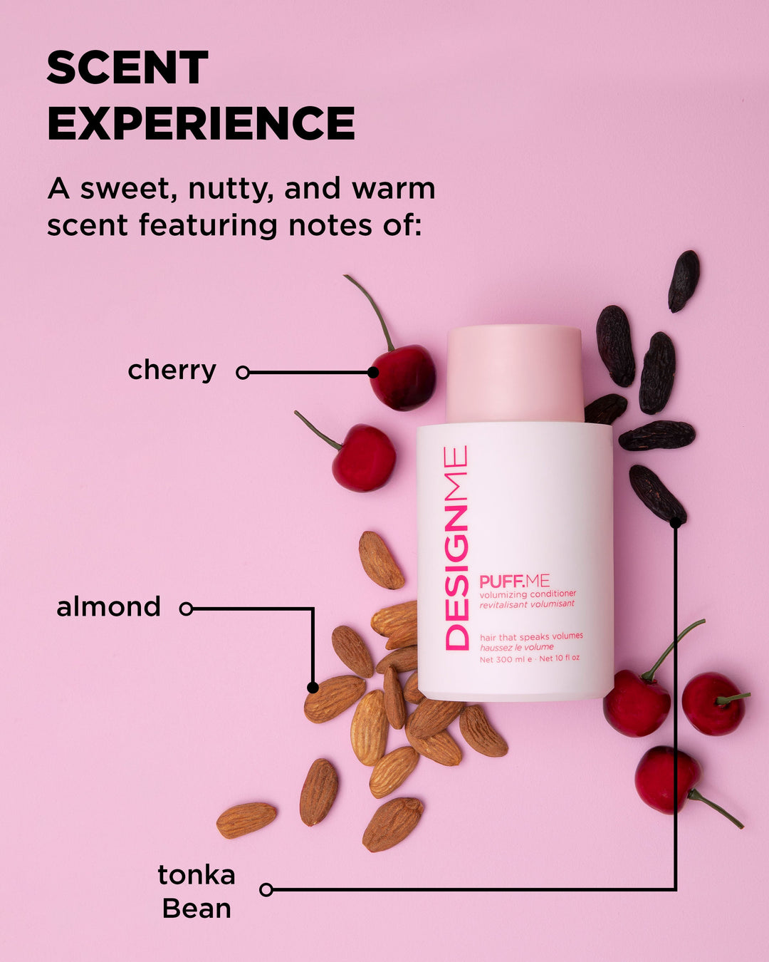 DESIGNME PUFF.ME Volumizing Conditioner - scent notes