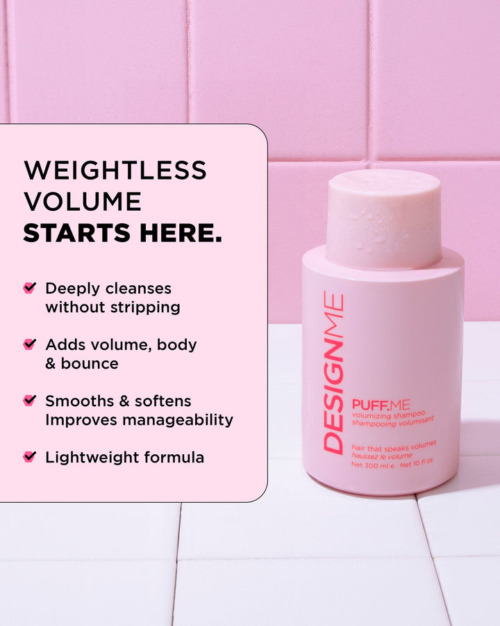 DESIGNME PUFF.ME Volumizing Shampoo - key benefits