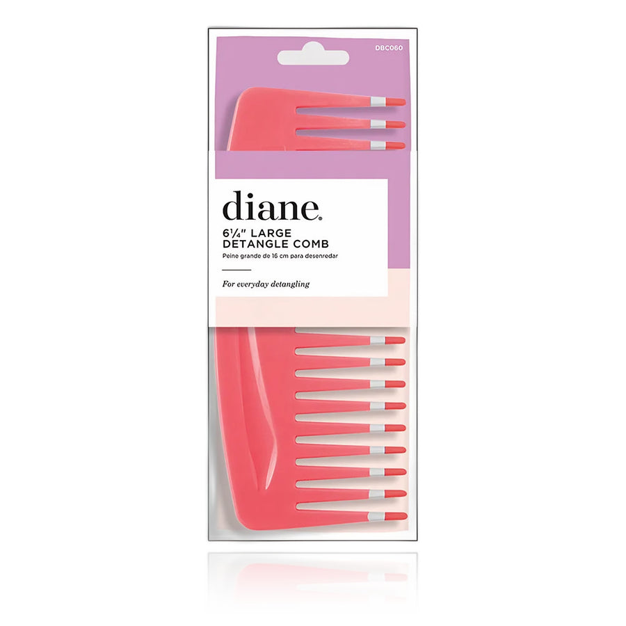 Diane 6 1/4 Inch Large Detangle Comb