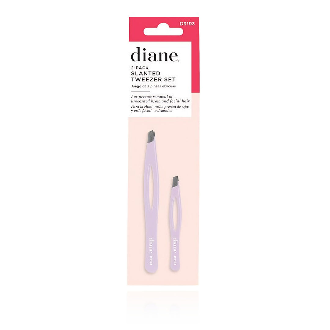 Diane 2 Pack Slanted Tweezer Set