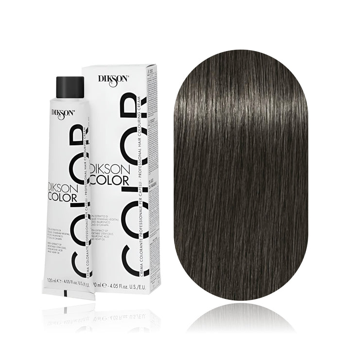 Dikson Color 6 Dark Blonde Cold permanent hair color tube, box and hair swatch