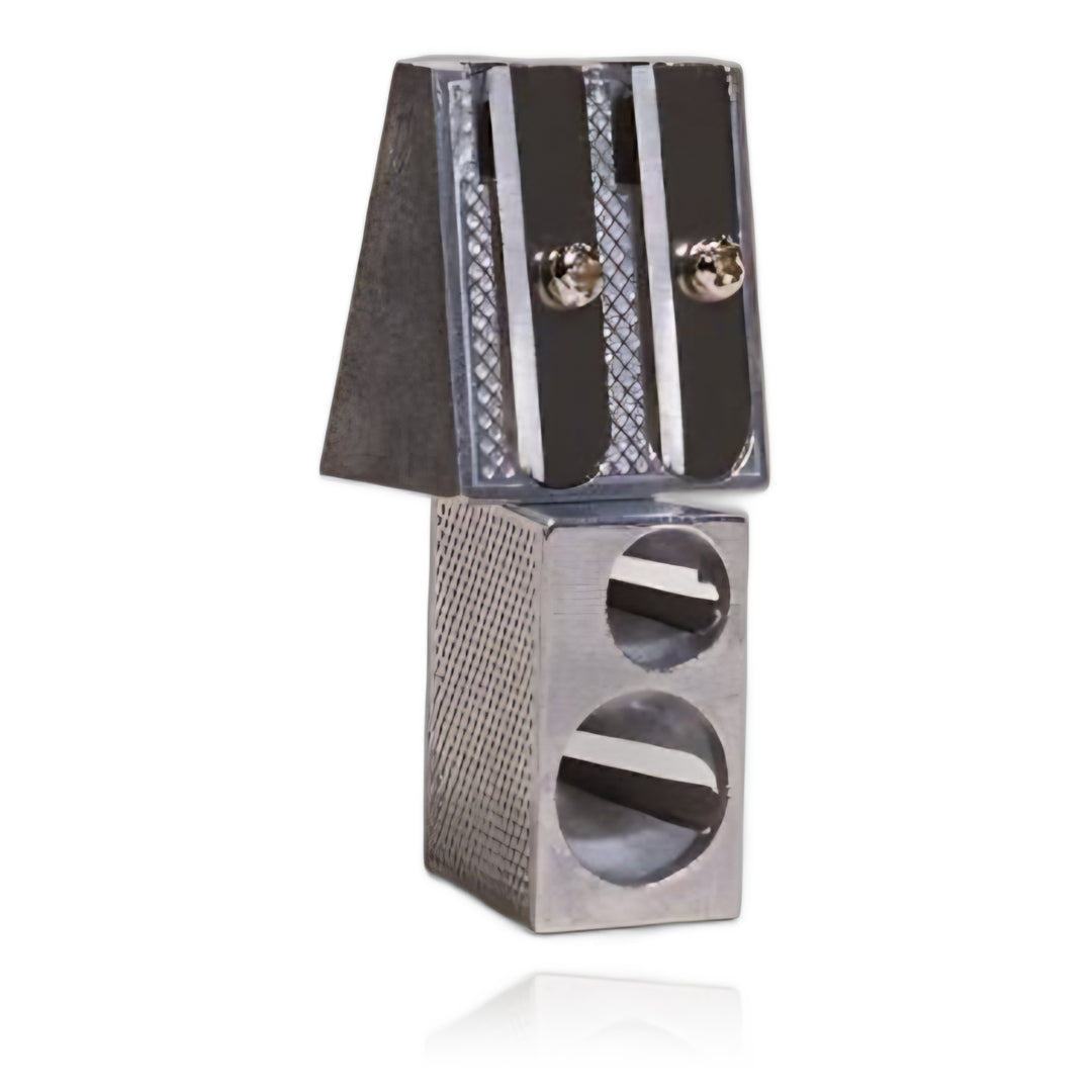 Dual-Size Metal Cosmetic Pencil Sharpener