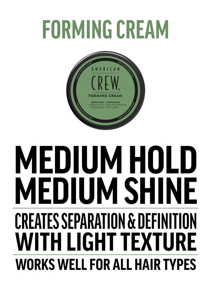 American Crew Forming Cream - medium hold, medium shine