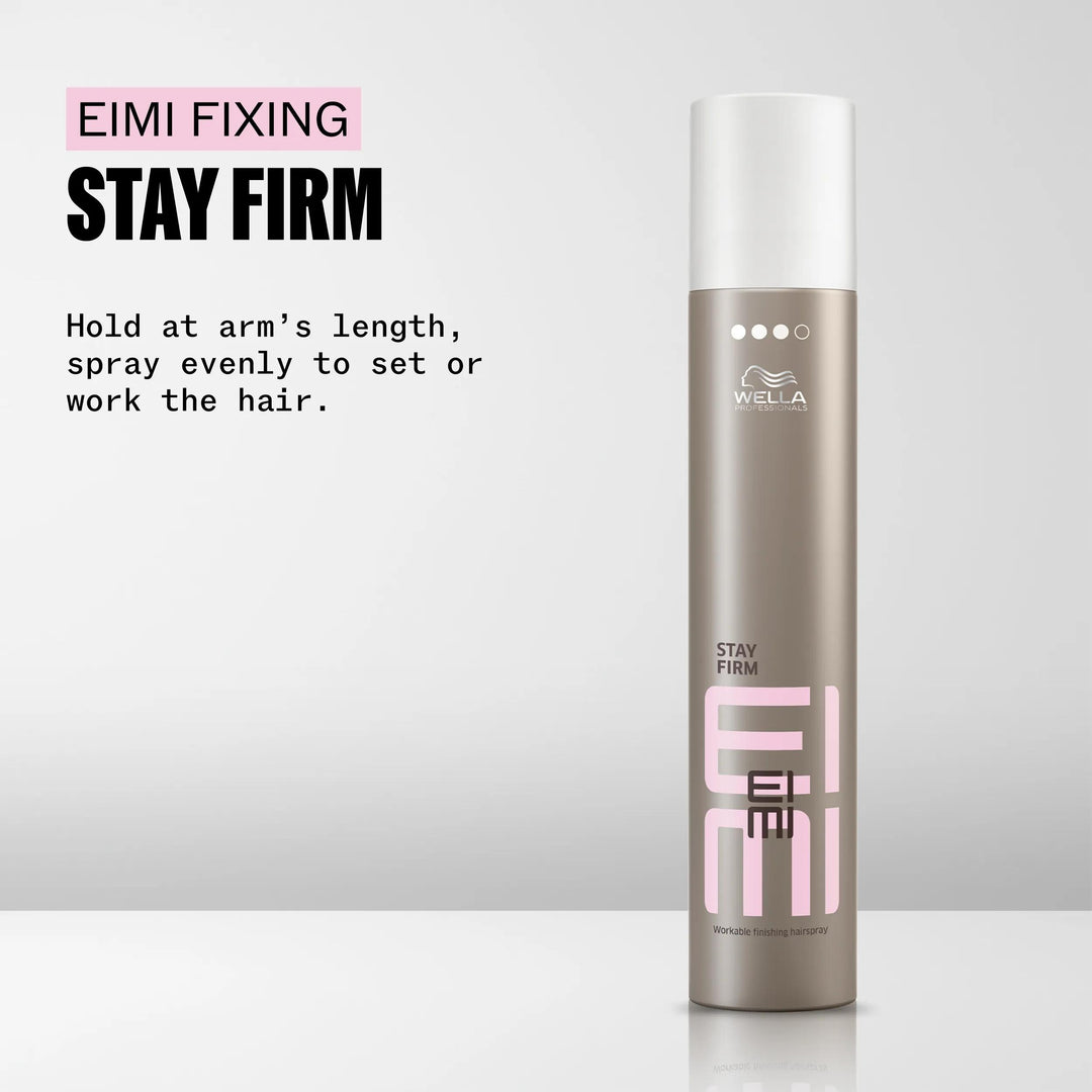 Wella EIMI Stay Firm Workable Finishing Spray - how to use