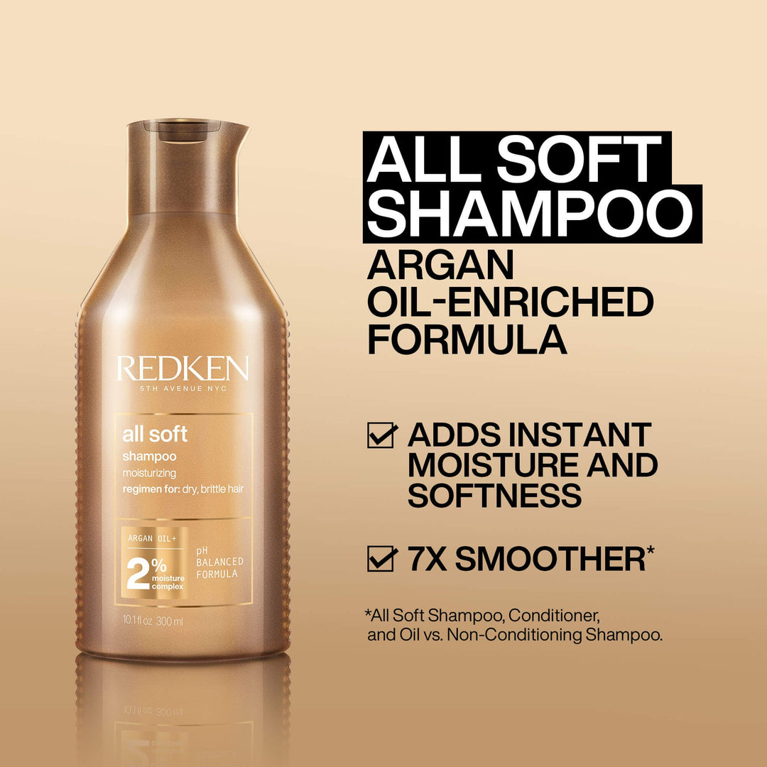 Redken All Soft Shampoo - benefits