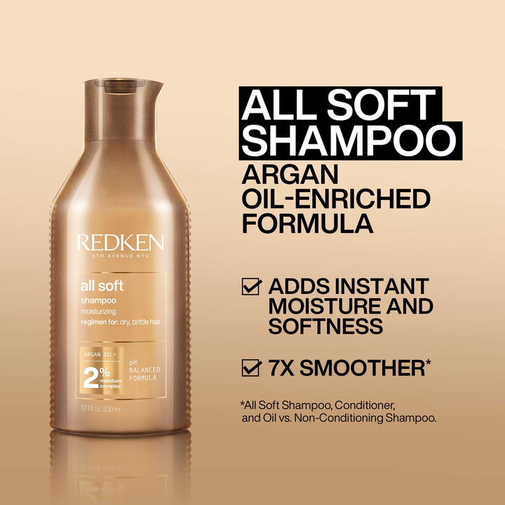 Redken All Soft Shampoo - benefits