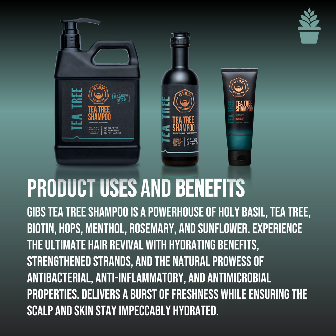 GIBS Grooming Tea Tree Invigorating Shampoo - uses and benefits
