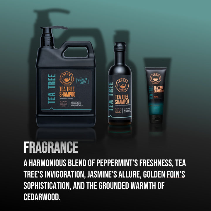 GIBS Grooming Tea Tree Invigorating Shampoo - fragrance notes