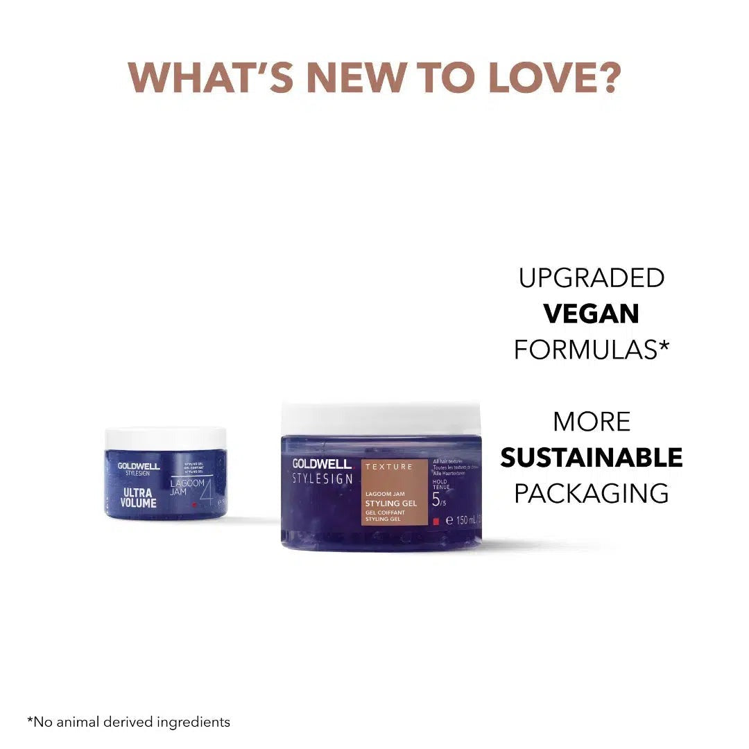 Goldwell StyleSign Lagoom Jam Styling Gel - new vegan formula and packaging