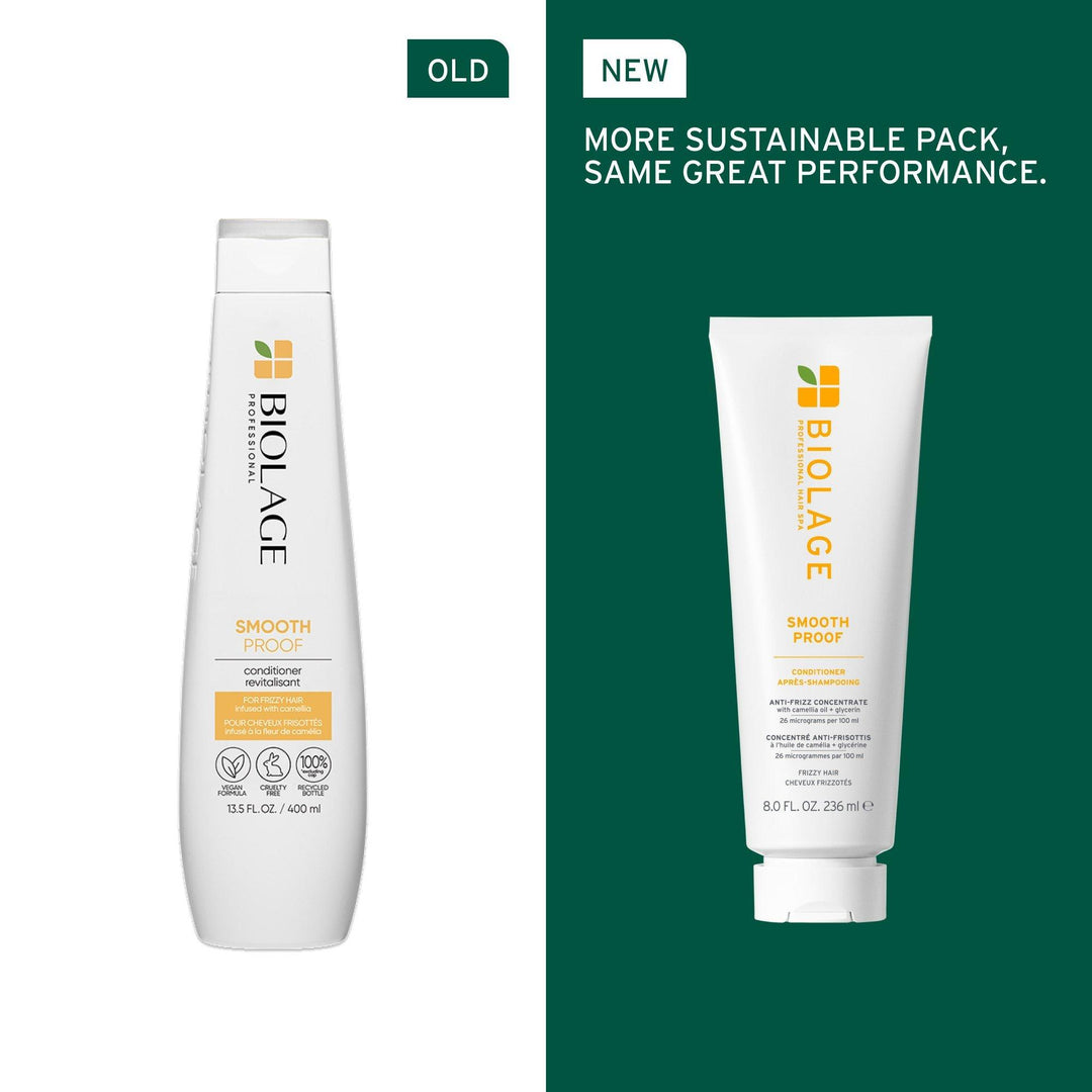 Biolage Smooth Proof Conditioner - old and new packaging