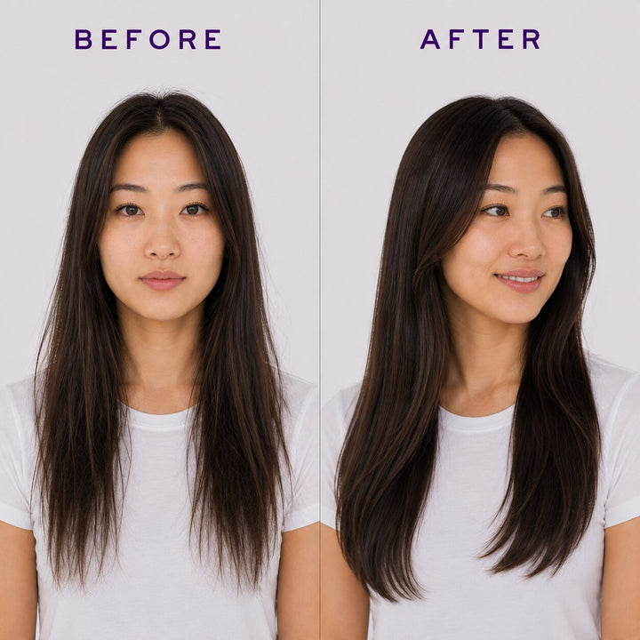 Oligo Blacklight Blonde Science Hydrating Shampoo - before and after