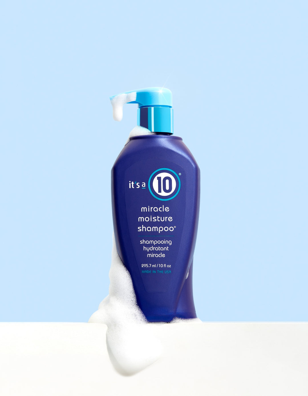 It's a 10 Miracle Moisture Shampoo - lather