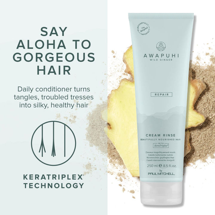 Paul Mitchell Awapuhi Wild Ginger Cream Rinse - KeraTriplex technology