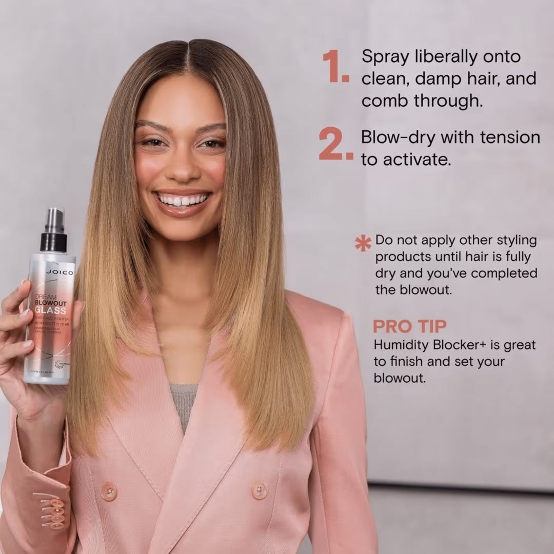 Joico Dream Blowout Glass 72HR Frizz Fighter - how to use