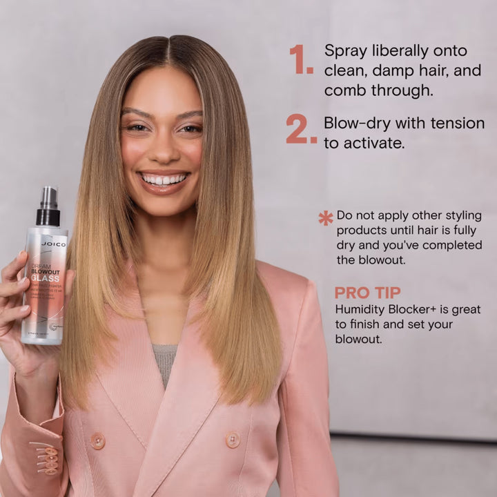 Joico Dream Blowout Glass 72HR Frizz Fighter - how to use