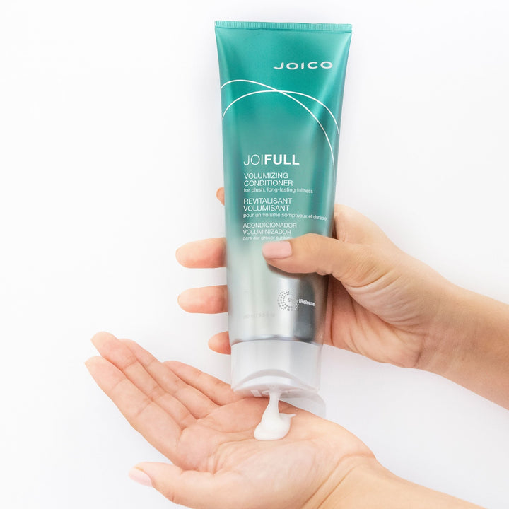 Joico JoiFull Volumizing Conditioner - conditioner in hand