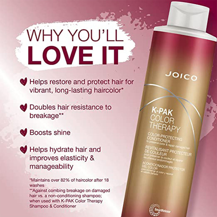 Joico K-PAK Color Therapy Color-Protecting Conditioner - key benefits
