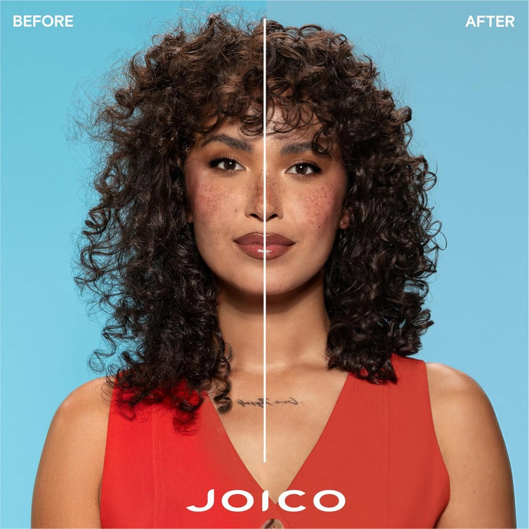 Joico Moisture Recovery Moisturizing Conditioner - before and after on curly hair