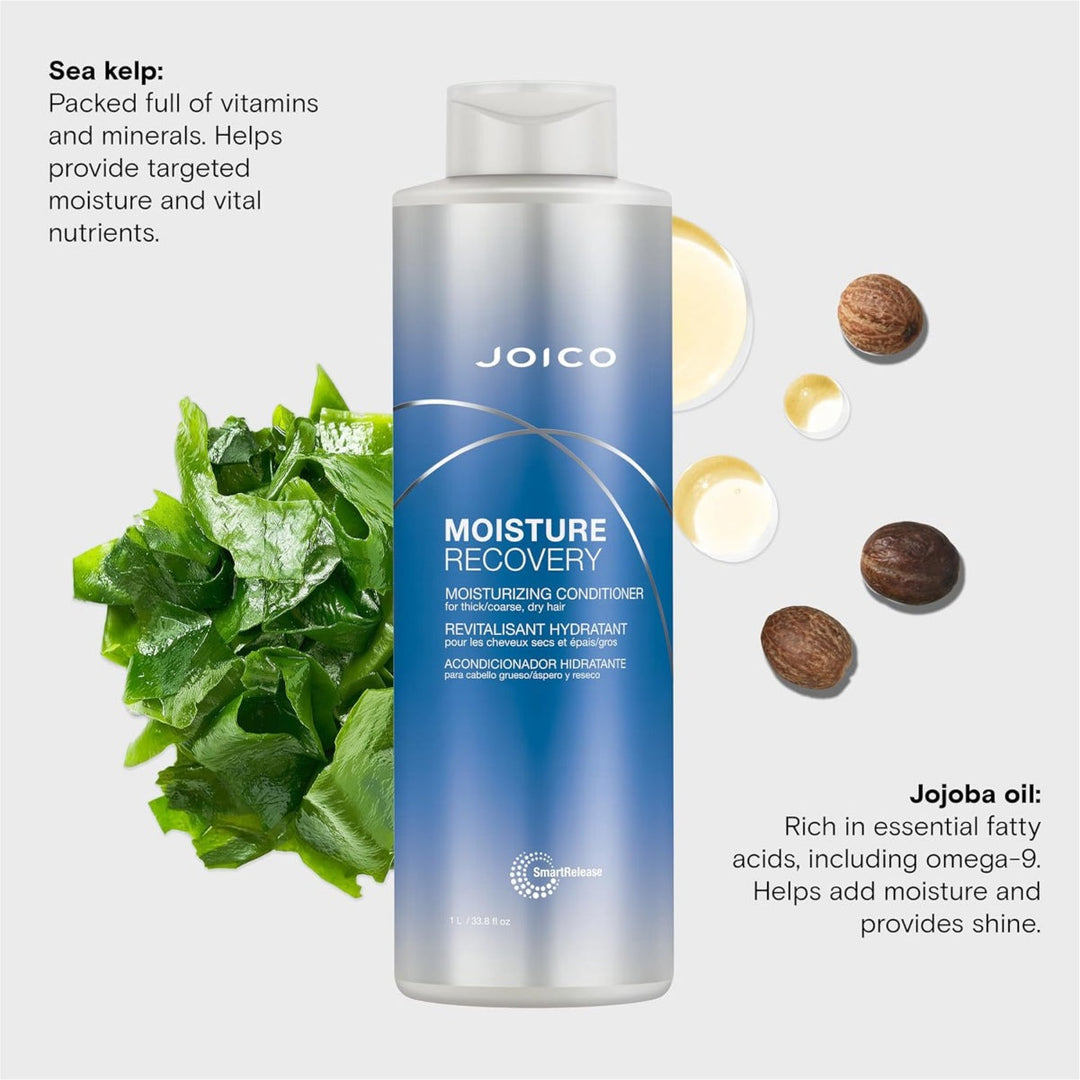 Joico Moisture Recovery Moisturizing Conditioner - key ingredients sea kelp and jojoba oil