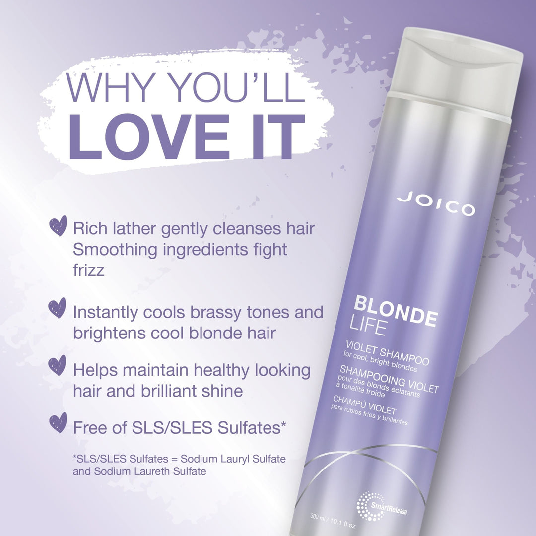 Joico Blonde Life Violet Shampoo - key benefits