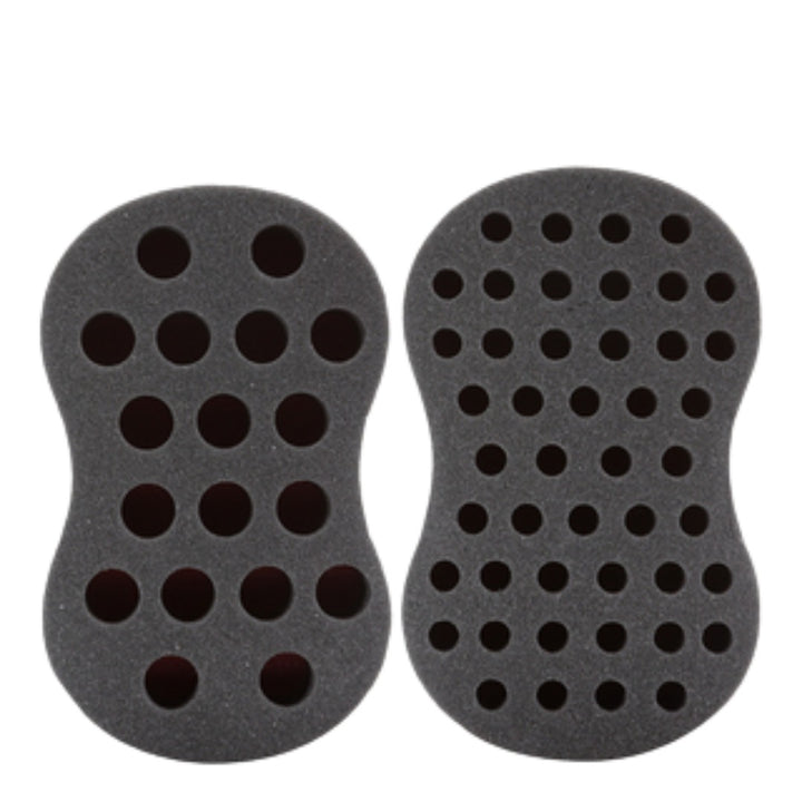 Kim & C Twist & Dread Hair Sponge Brush #C, both sides