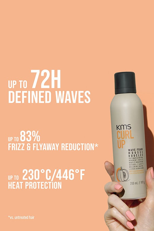 KMS Curl Up Wave Foam official product image 2