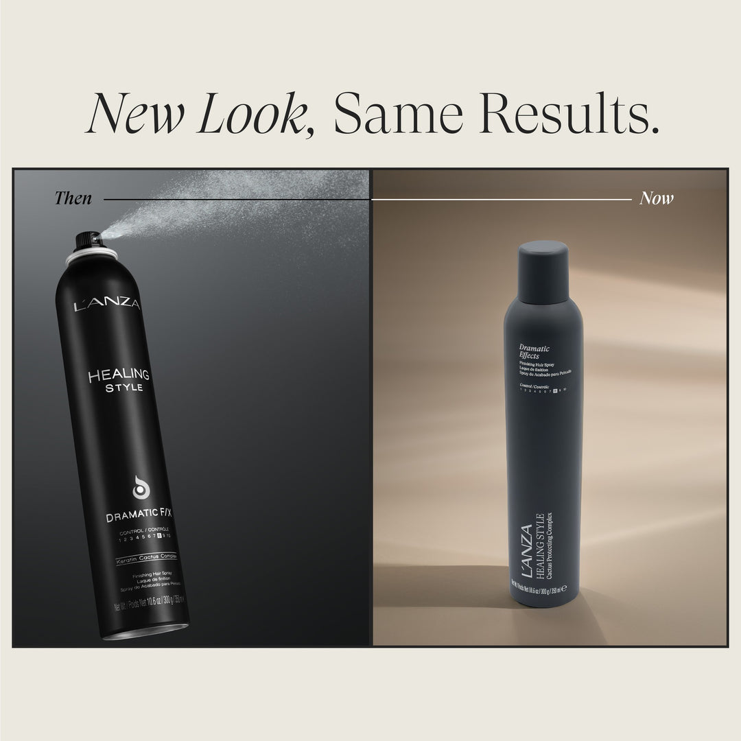 L'ANZA Healing Style Dramatic F/X - new look, same results (old and new packaging)
