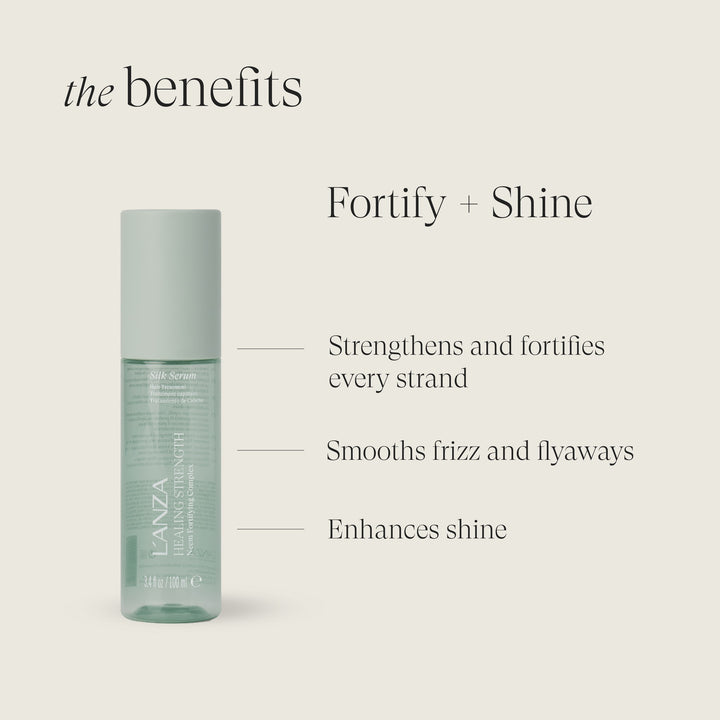 L'ANZA Healing Strength Neem Plant Silk Serum - benefits: fortify and shine