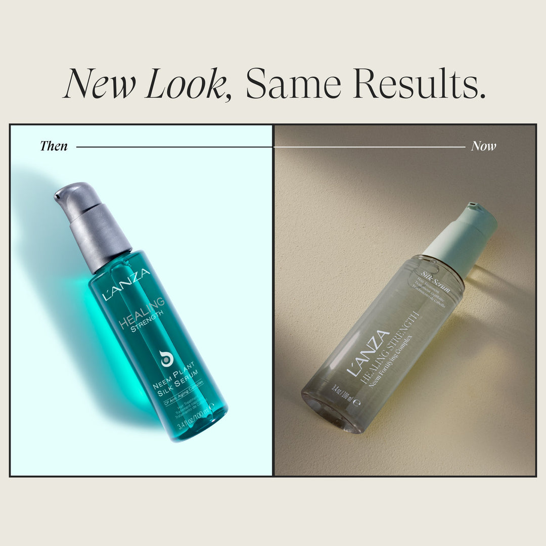 L'ANZA Healing Strength Neem Plant Silk Serum - new look, same results (old and new packaging)