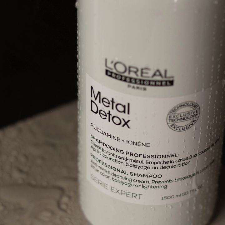 L'Oréal Metal Detox Anti-Metal Cleansing Cream Shampoo - styled bottle shot