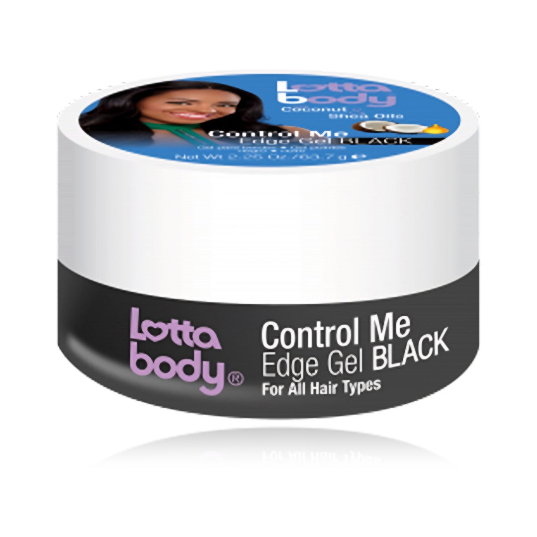 LottaBody Coconut & Shea Oils Control Me Color Edge Gel Black 2.25 oz (64 g)