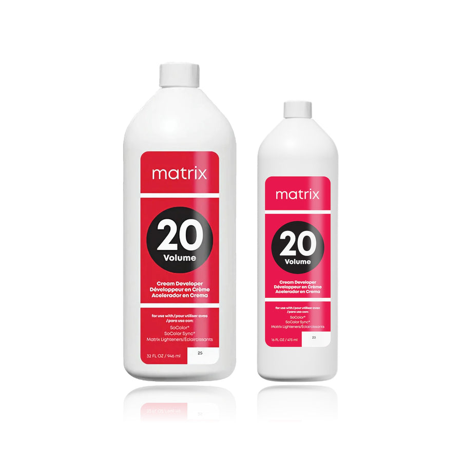 Matrix Cream Developer 20 Volume in 32 oz and 16 oz bottles
