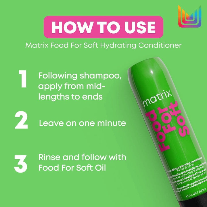 Matrix Food For Soft Detangling Hydrating Conditioner - how to use