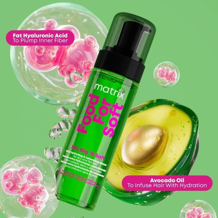 Matrix Food For Soft XXL Big 'N Soft Mousse - hyaluronic acid and avocado oil