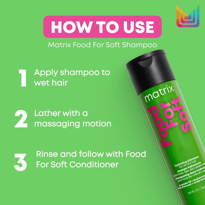 Matrix Food For Soft Hydrating Shampoo - how to use